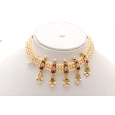 Moti chinchpeti choker traditional marathi necklace